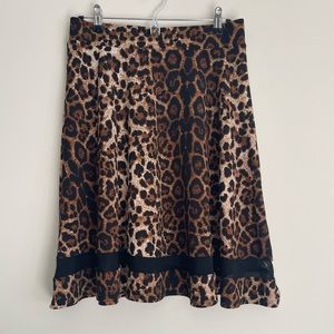 Faith and Joy Animal Print Skirt